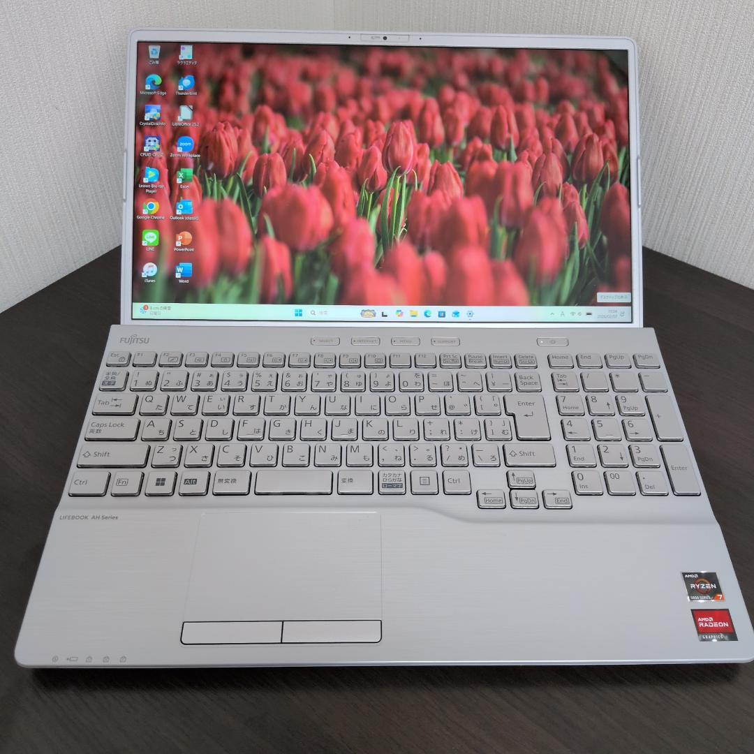 富士通 LIFEBOOK✨AH50/G2 R7-5700U 32GB 1TB