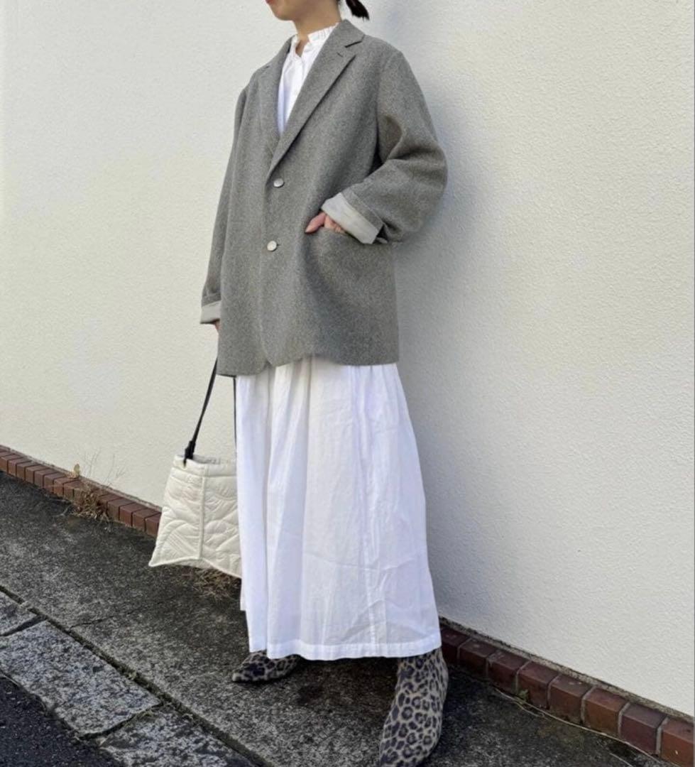 journal standard luxe ライクツィードジャケット　グレー