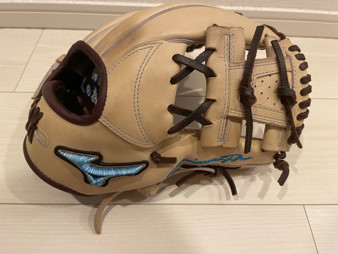 【Mizuno Pro】 ダイバーシティブルー 軟式グローブ オーダーAXI型