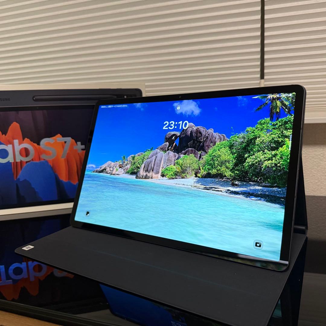 Galaxy Tab S7+ 5G SIM 256GB 純正ケース