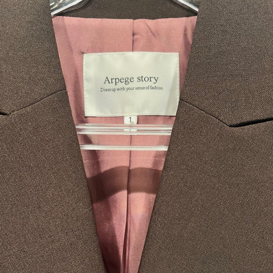 Arpege story Ｗ釦テーラードジャケットSサイズ