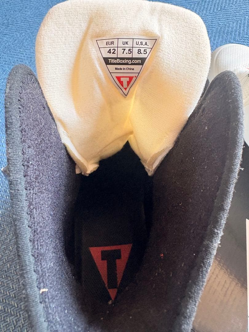 値下げ中！TITLE BOXING ボクシングシューズ ホワイト