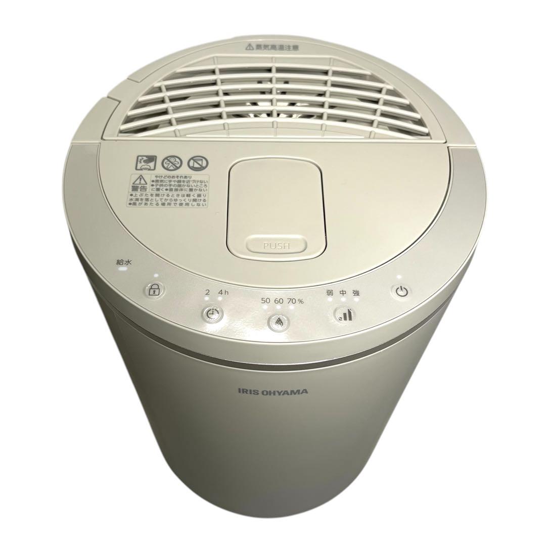 【美品】アイリスオーヤマ スチーム式加湿器 KHM-MH60-C 2024年製