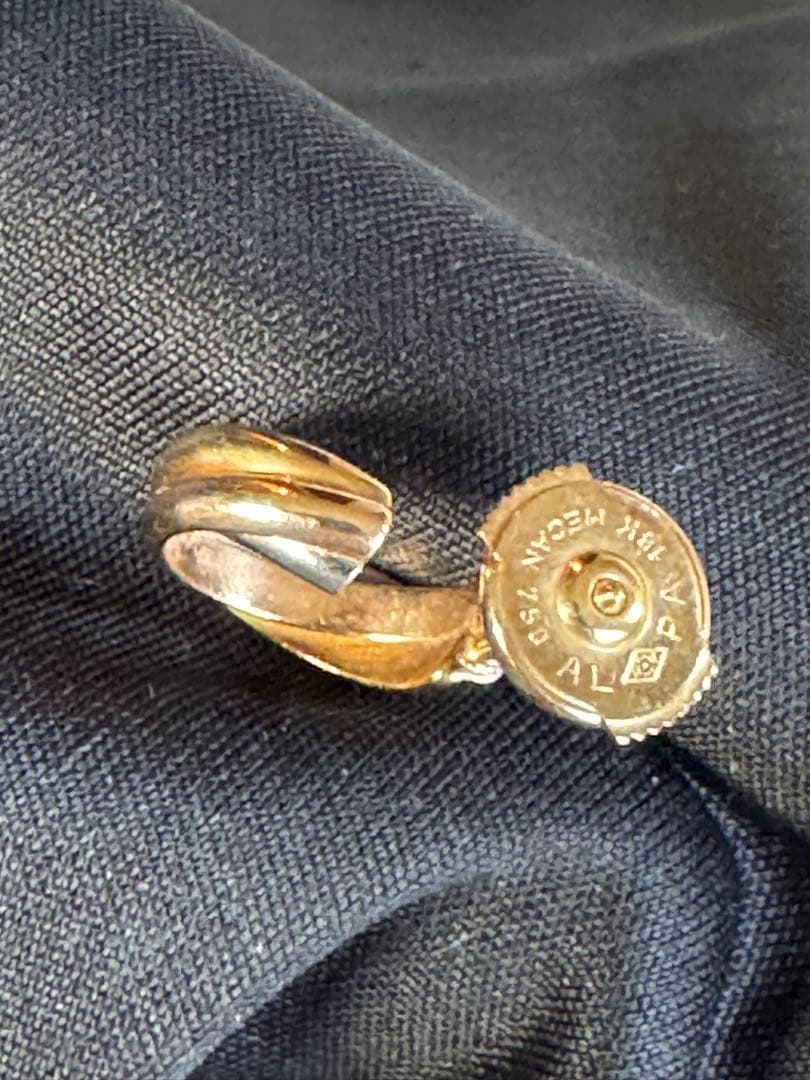 リフォーム整理のため出品、 CARTIER カルティエ K18(片耳)