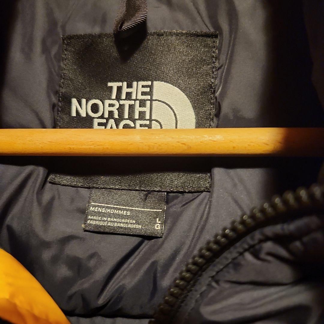 ノースフェイス ヌプシ ダウンベスト 700フィル イエロー×ブラック サイズL