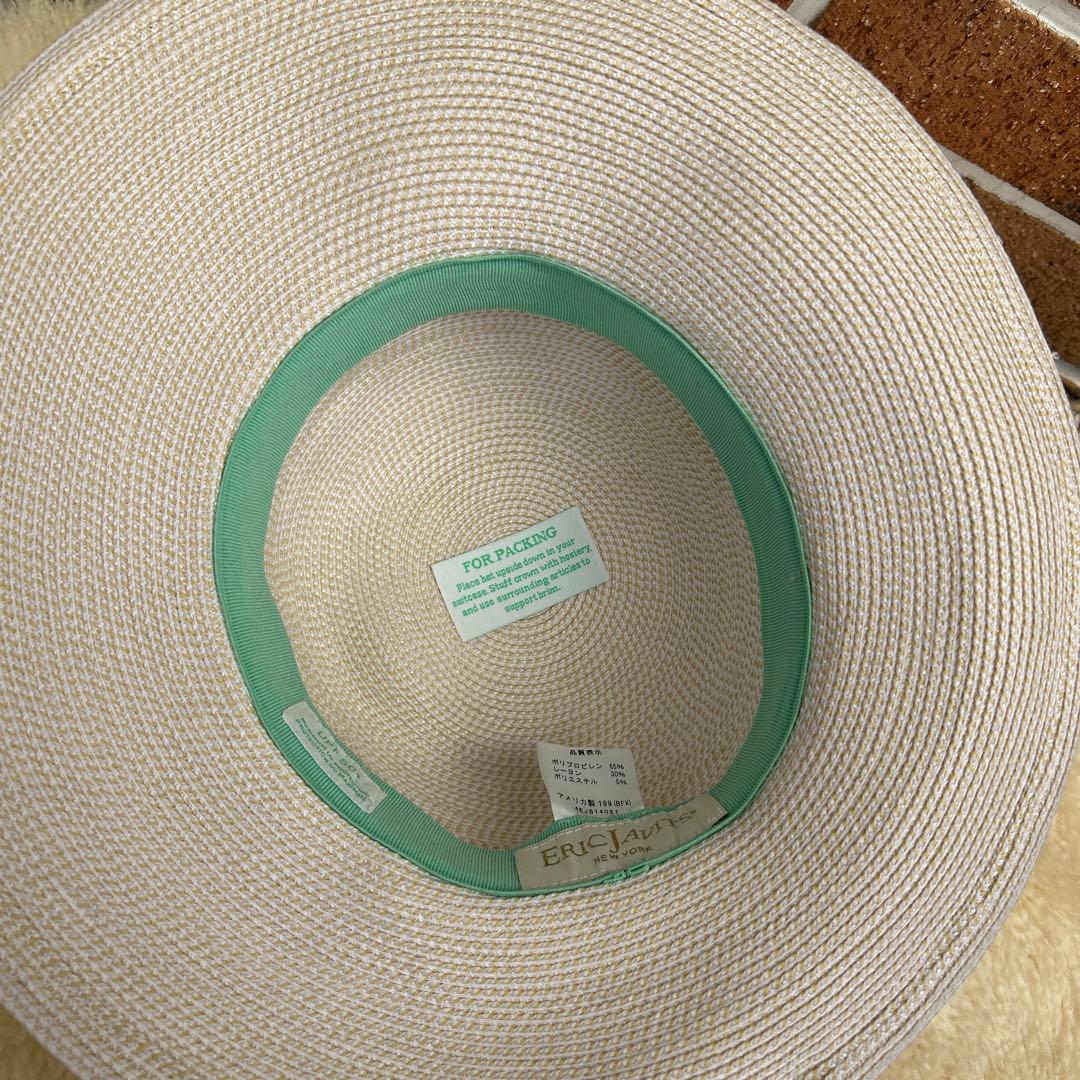 【上品】女優帽★Eric Javits　エリックジャビッツ　ニューヨーク　ハット