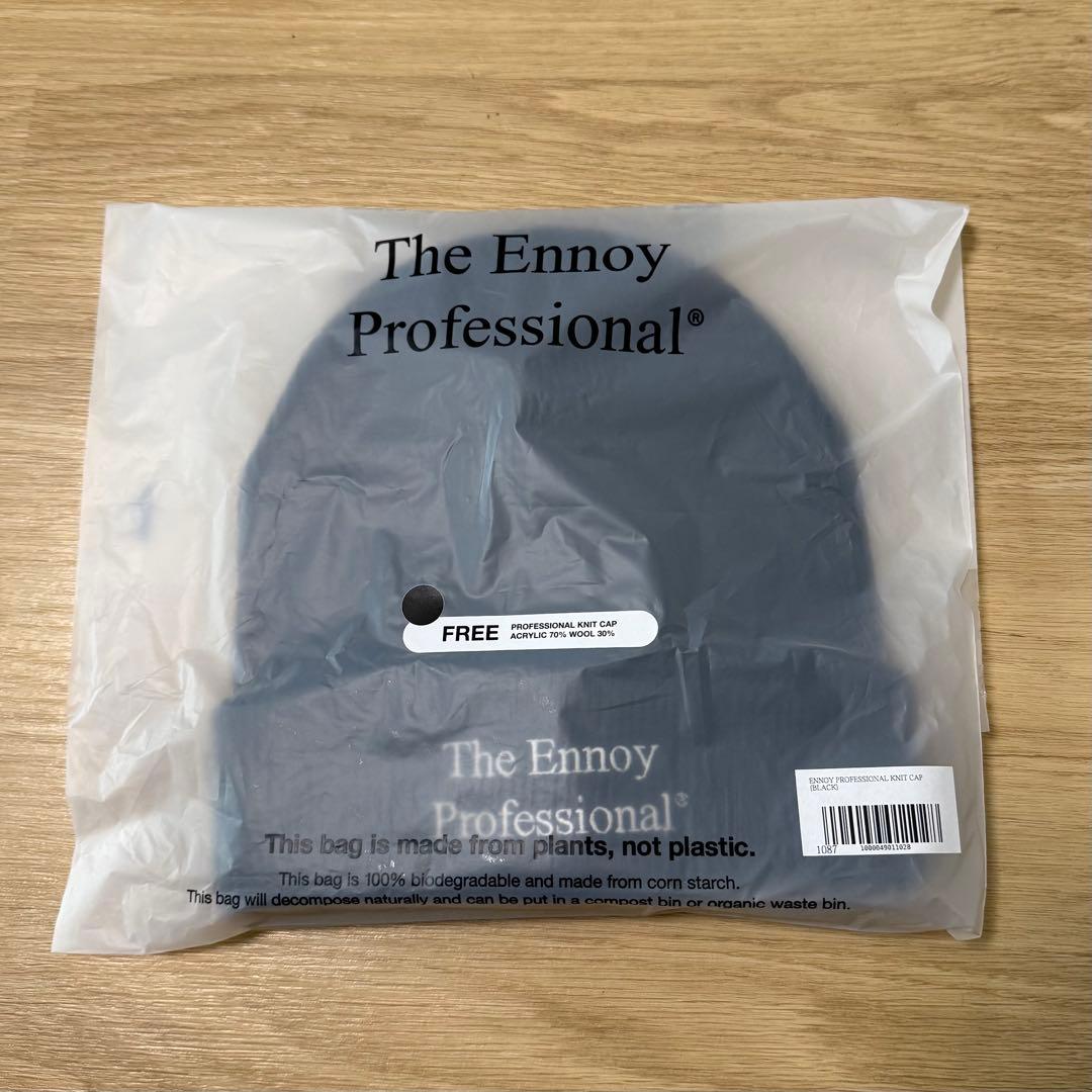 【即配送】エンノイ ennoy ニットキャップBLACK