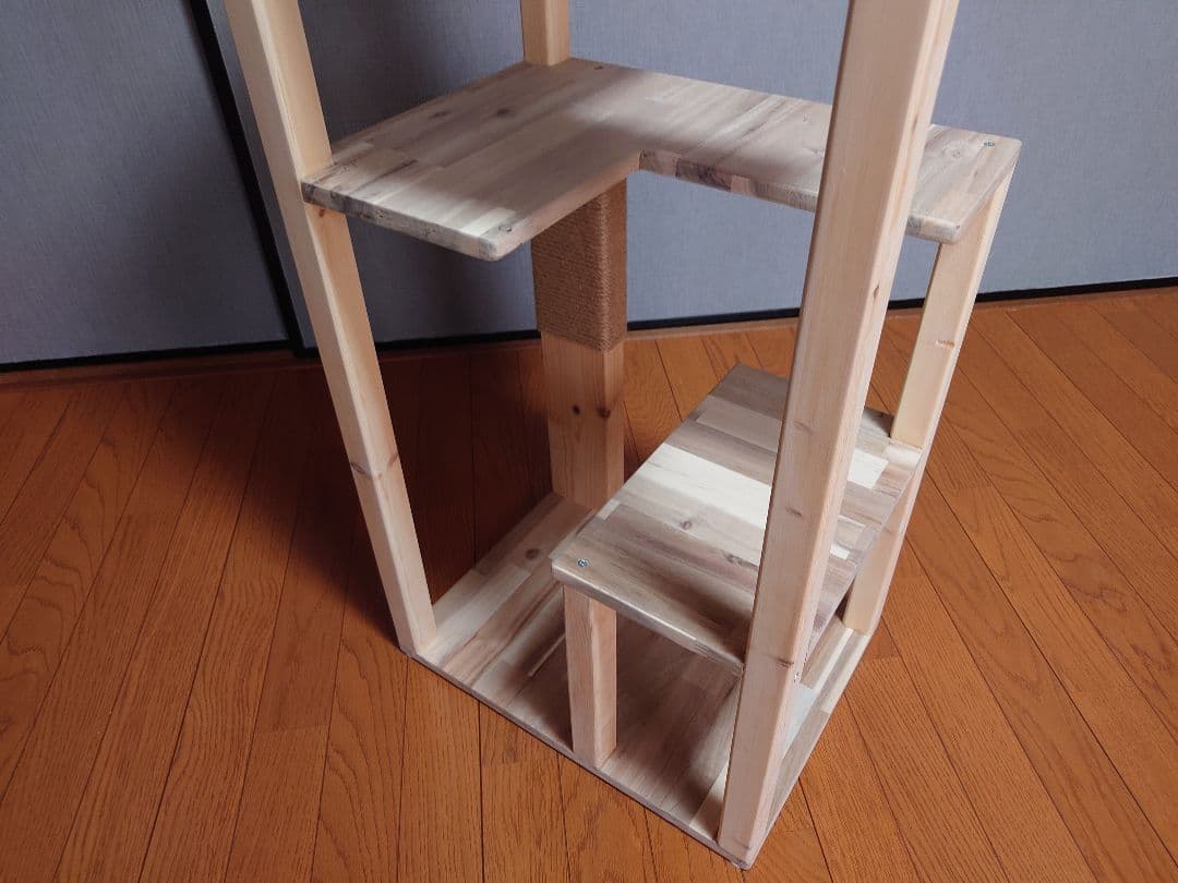 ①★★キャットタワー★キャットウオーク★ハンドメイド★爪研ぎ★猫★