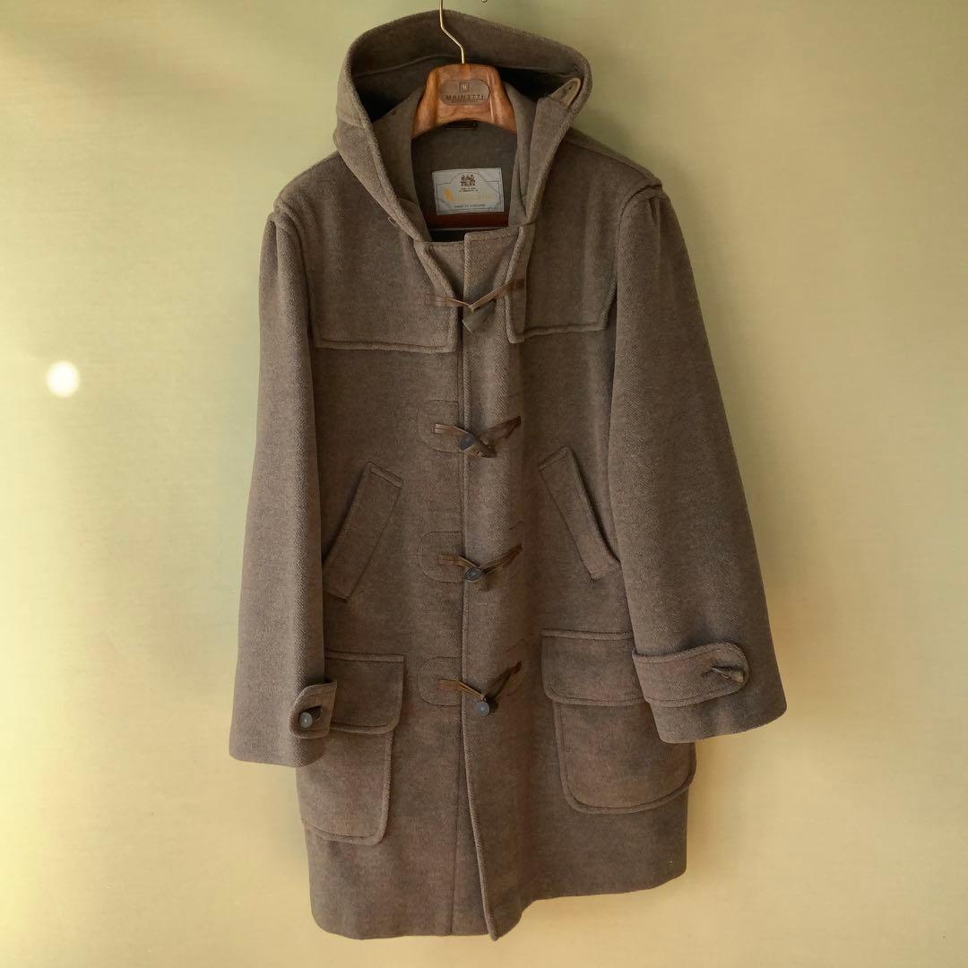 Aquascutum アクアスキュータム ダッフルコート M 英国製 ウール 茶