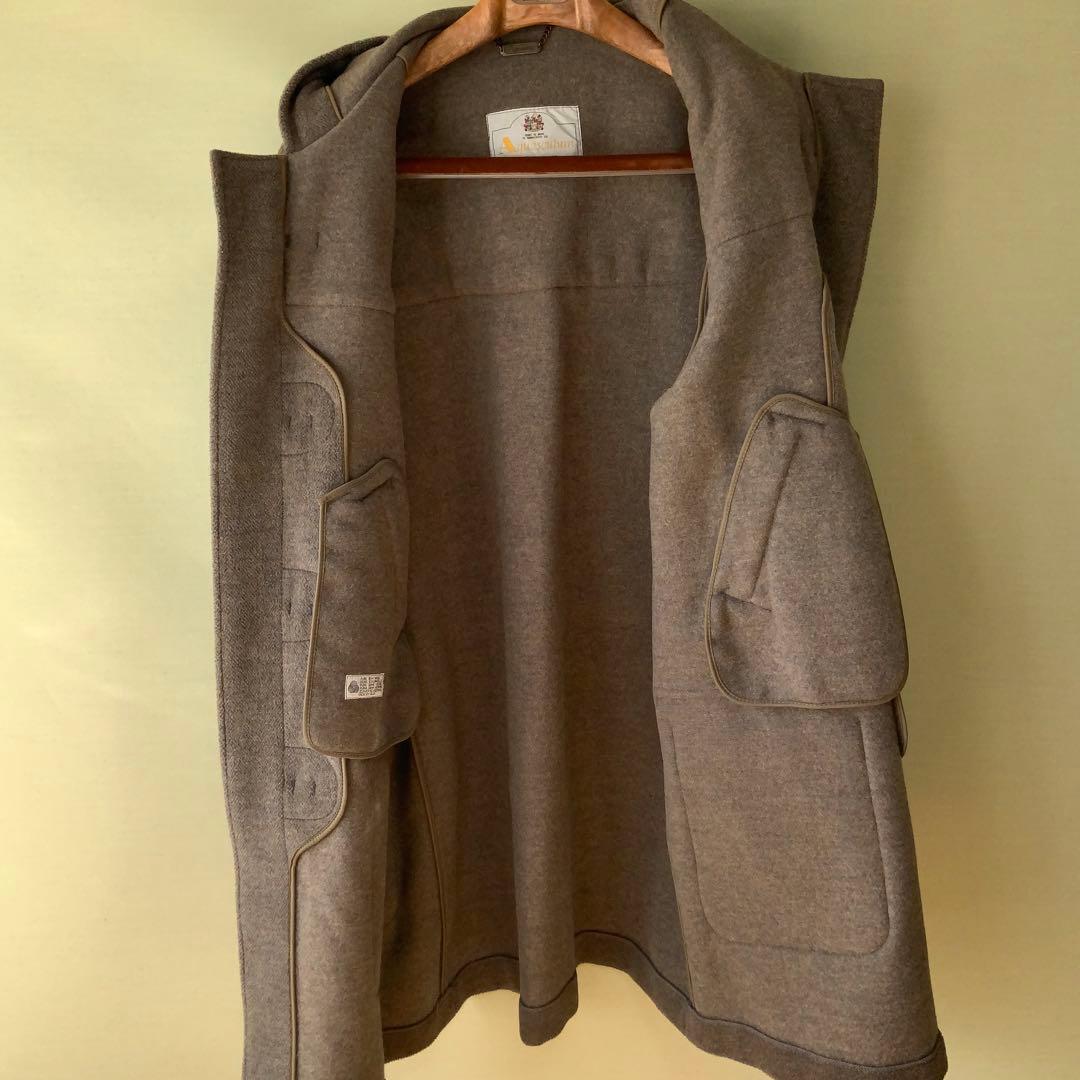 Aquascutum アクアスキュータム ダッフルコート M 英国製 ウール 茶