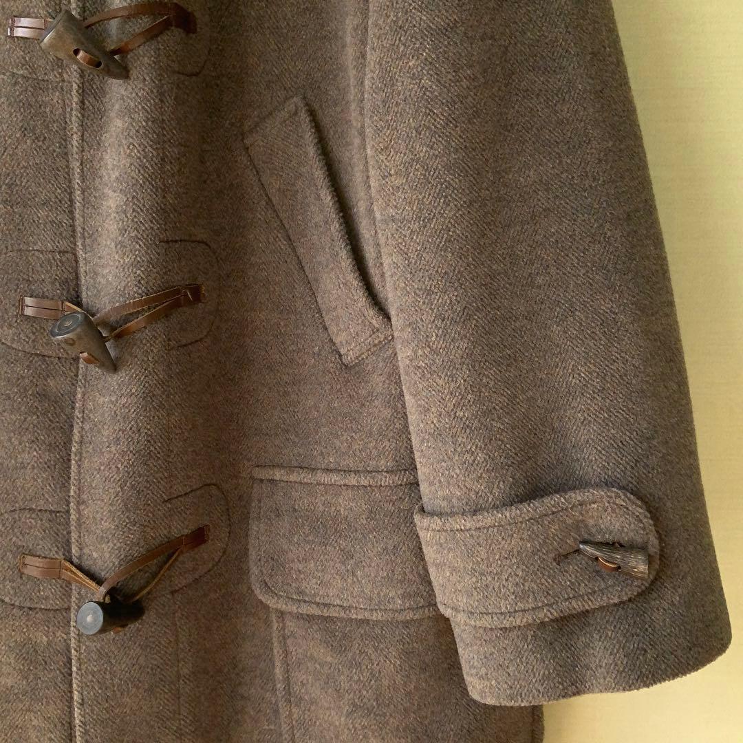 Aquascutum アクアスキュータム ダッフルコート M 英国製 ウール 茶