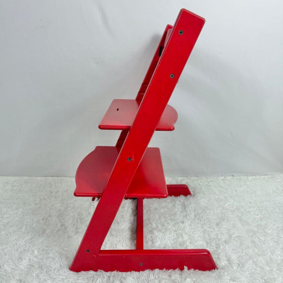 【廃盤】STOKKE ストッケ　トリップトラップ　SN4〜 レッド　827-1