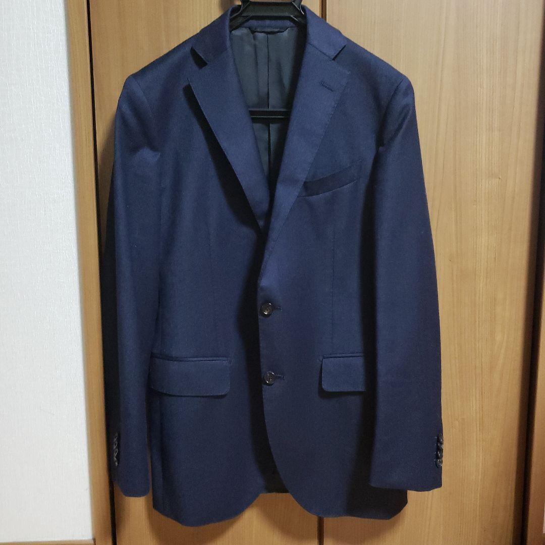 ユニバーサルランゲージ　秋冬スーツ／2つボタン／CANONICO／ウール100%