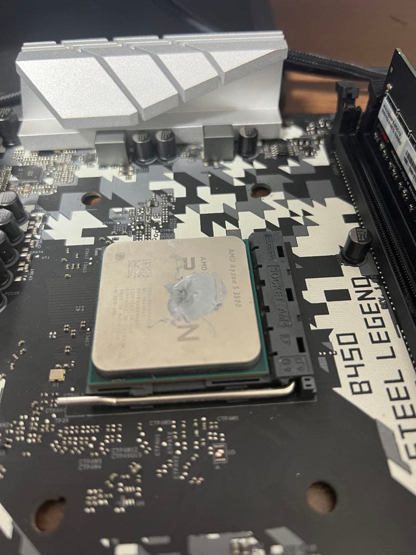 B450 STEEL LEGEND 3500 ddr4 8gb セット