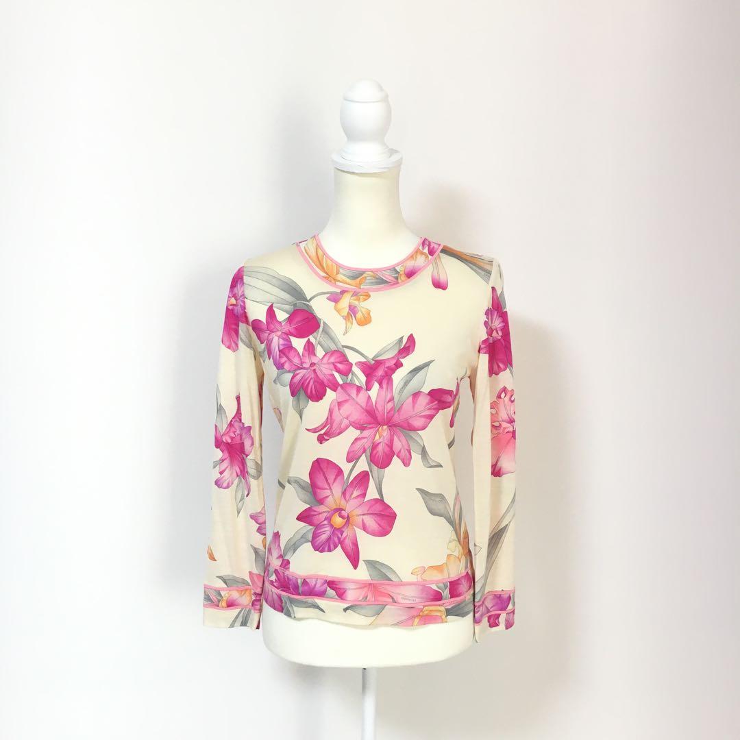 近年美品　LEONARD レオナール　シルクウール　アンサンブル　カーディガン