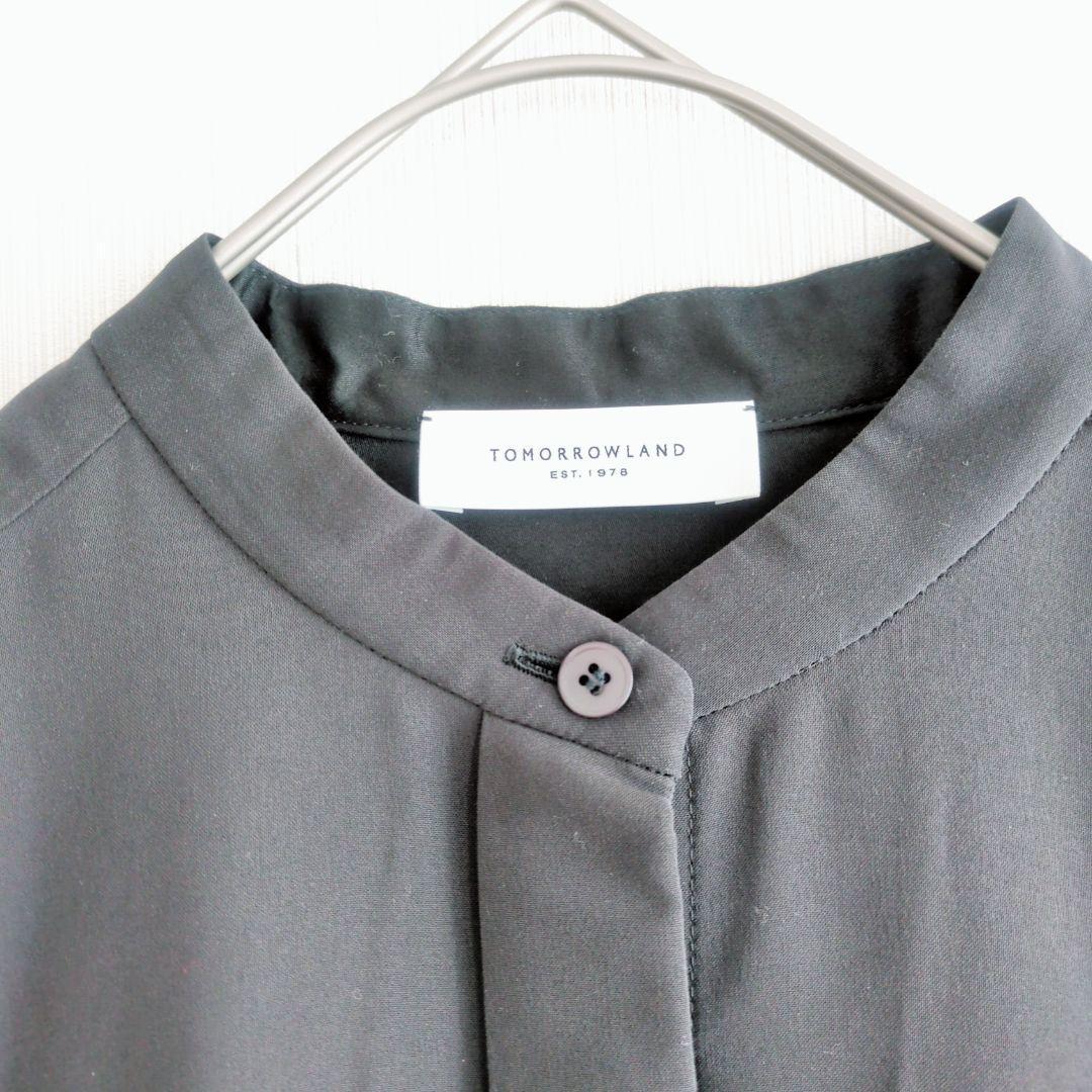 美品 トゥモローランド プリーツ シャツワンピース ペチコート付き 綺麗め