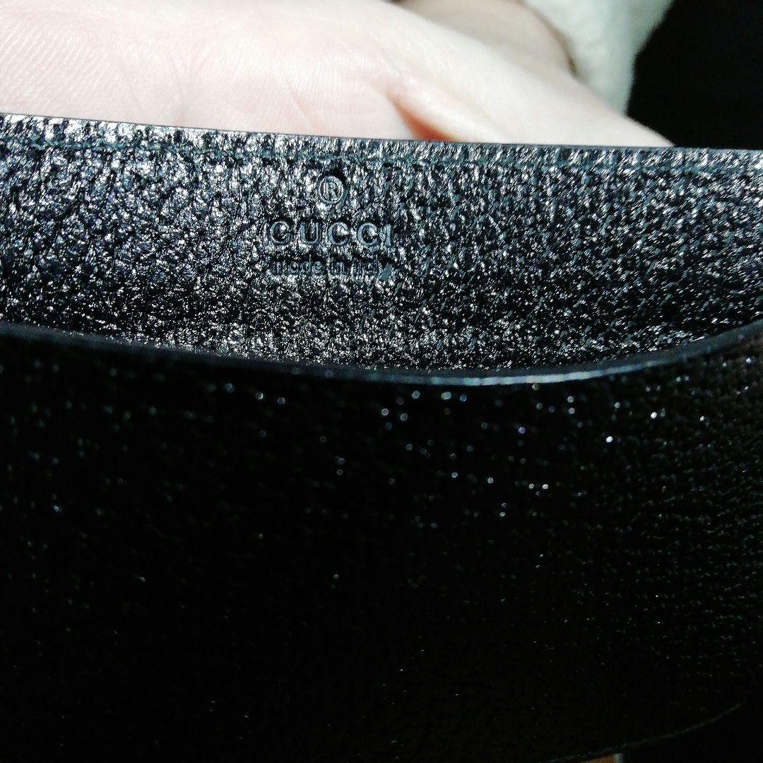 【未使用】 グッチ　GUCCI　マチ無しカードケース　名刺入れ　レザー