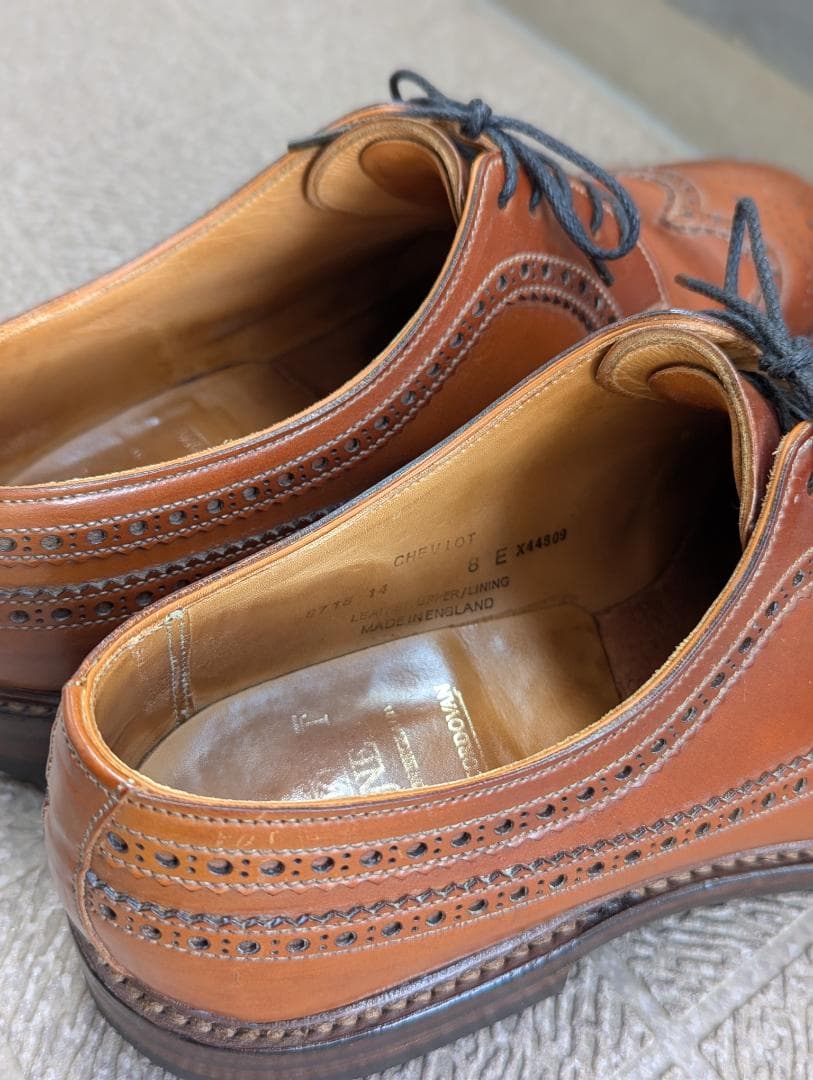 は*や様 クロケット＆ジョーンズ CHEVIOT ウイスキー コードバン 8E