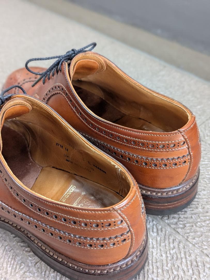 は*や様 クロケット＆ジョーンズ CHEVIOT ウイスキー コードバン 8E