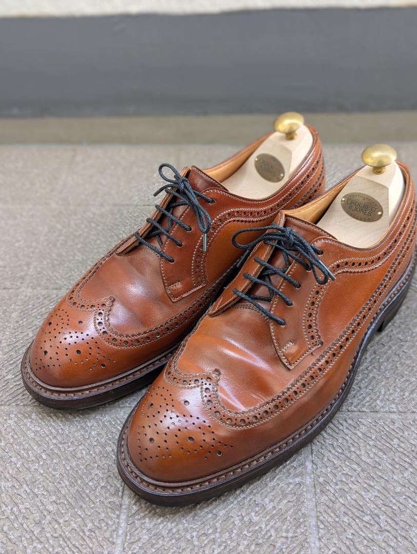 は*や様 クロケット＆ジョーンズ CHEVIOT ウイスキー コードバン 8E