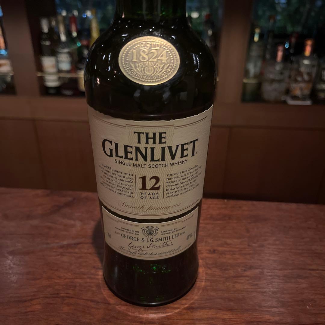 THE GLENLIVET 12年 シングルモルトウイスキー 700ml