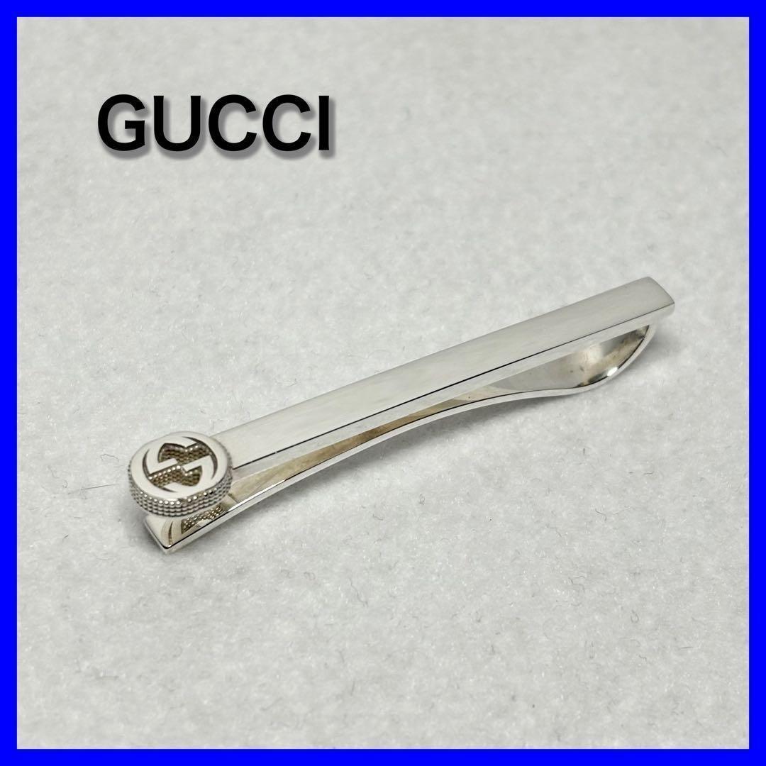 GUCCI★ネクタイピン インターロッキング シルバー925 卒業式 パーティー