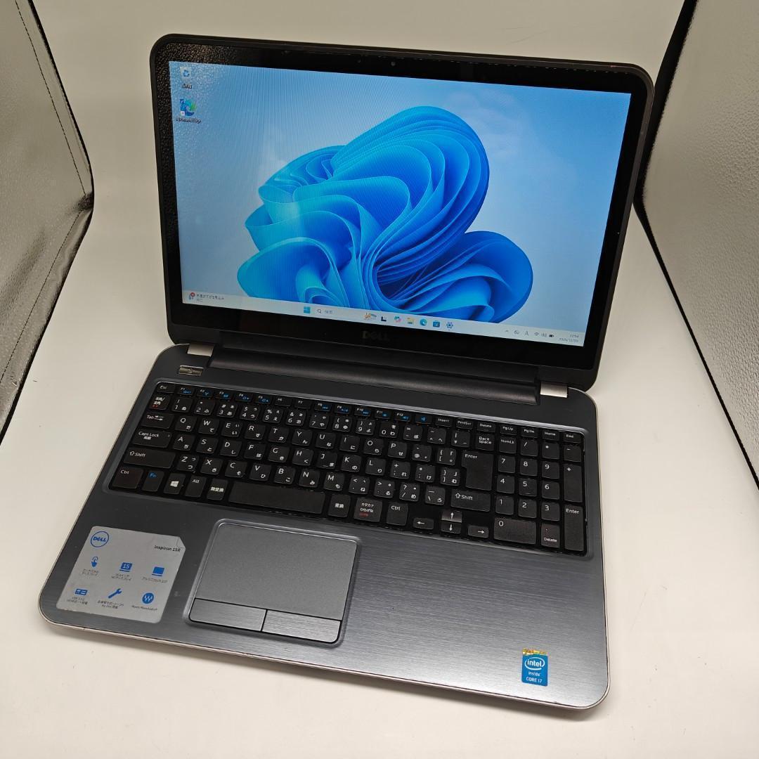 【DELL】爆速i7 SSD512GB 16GB タッチパネル搭載 ノートPC