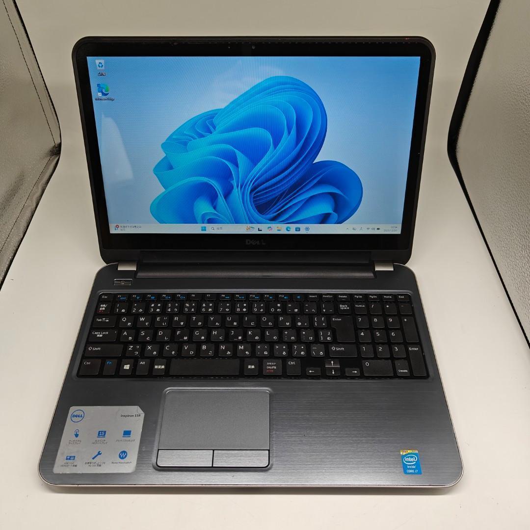 【DELL】爆速i7 SSD512GB 16GB タッチパネル搭載 ノートPC