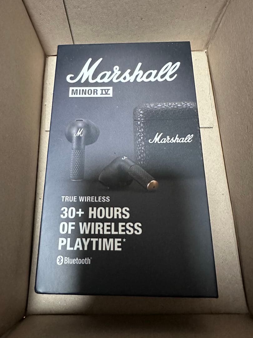 【新品未開封】Marshall MinorⅣ イヤホン マーシャル