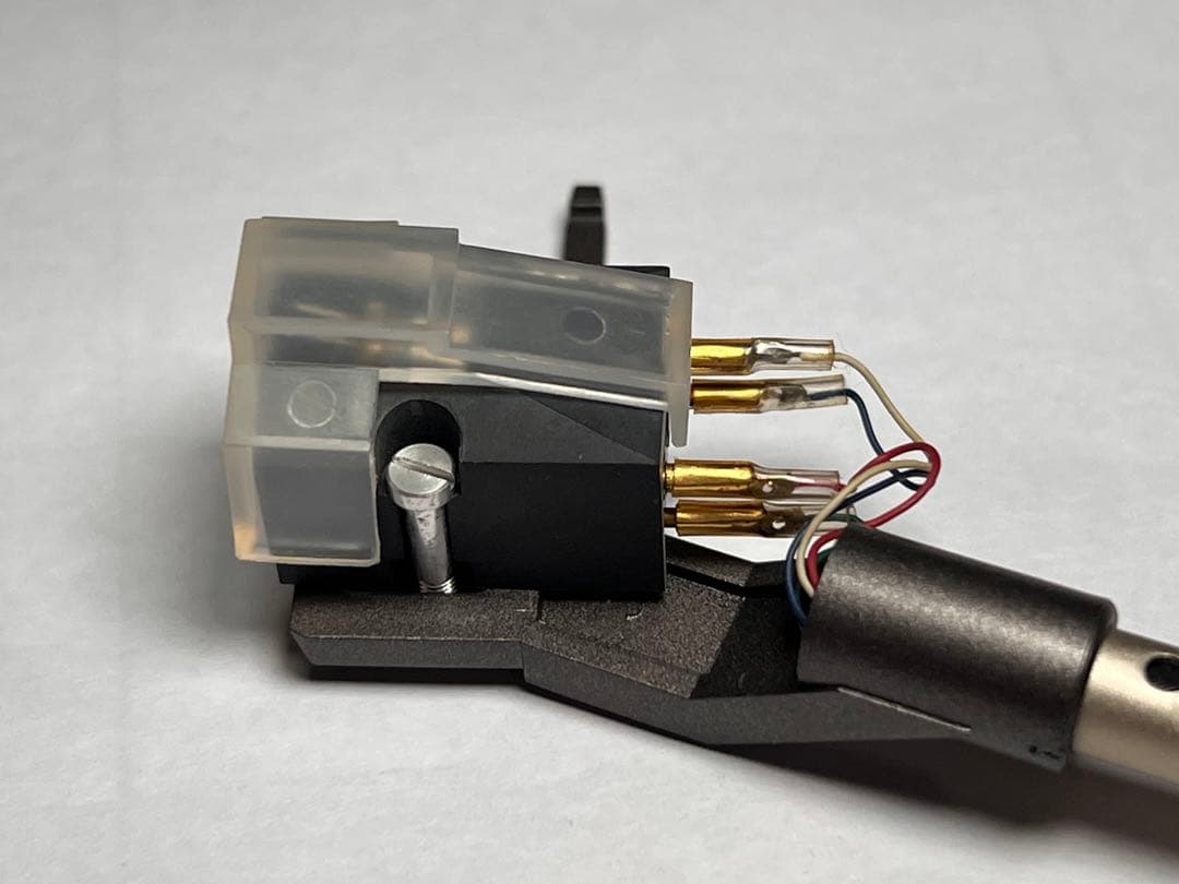 DENON DL-103 MC型カートリッジ、ストレート型アームパイプ付き