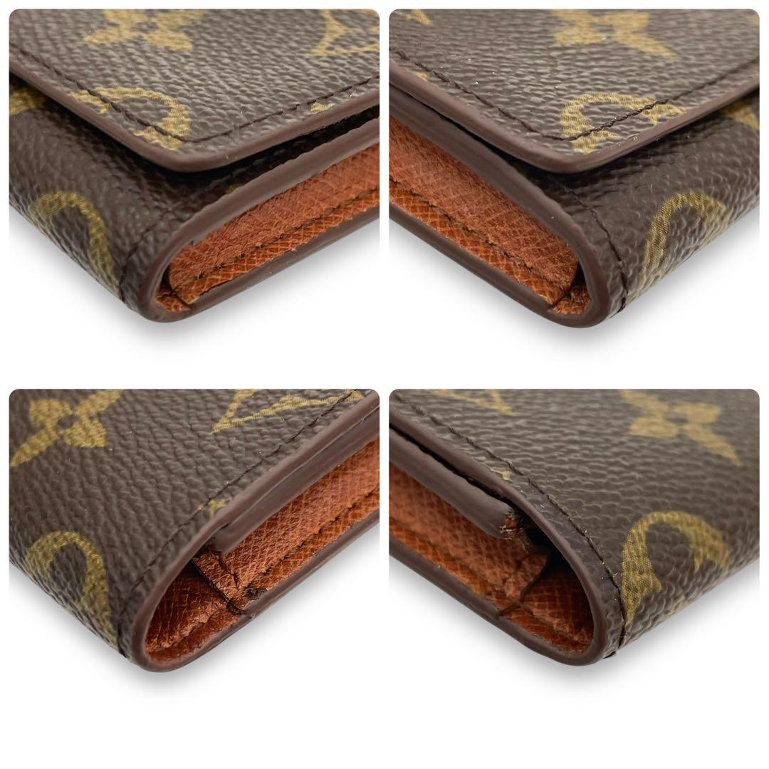 ルイヴィトン カードケース 名刺入れ モノグラム ブラウン 茶 アンヴェロップ