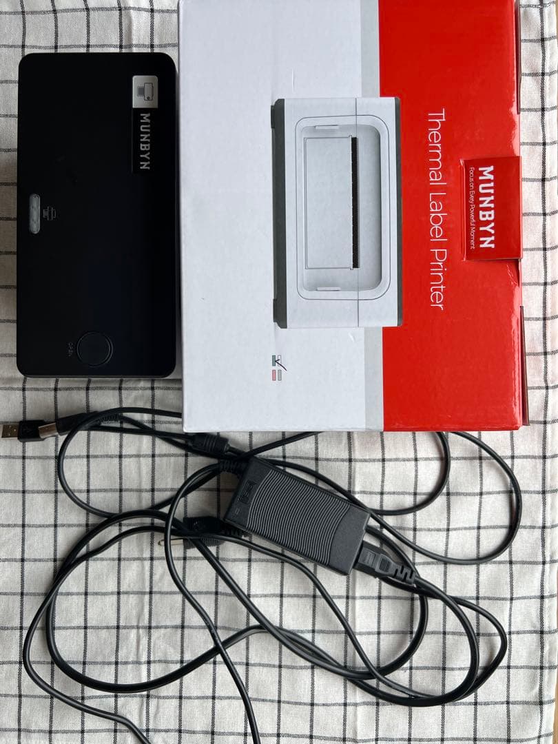 MUNBYN サーマルラベルプリンター ブラック