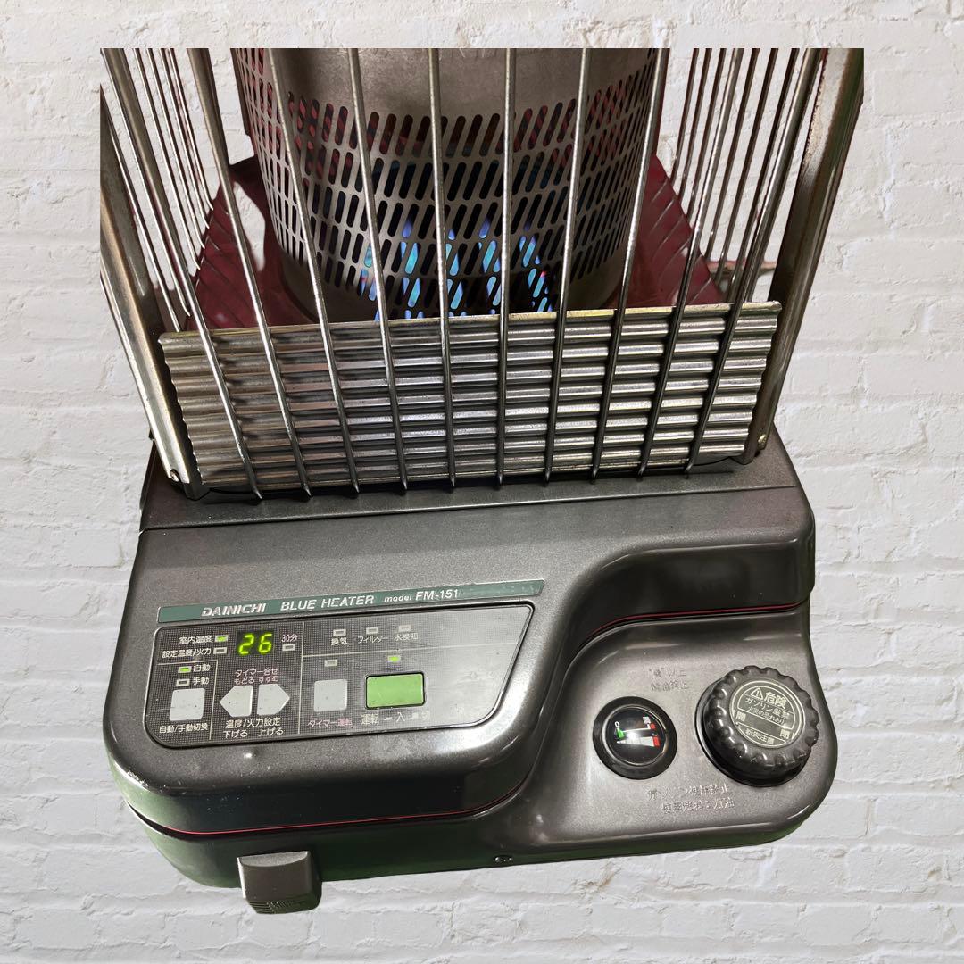 （中古品）DAINICHIダイニチ　ブルーヒーター業務用石油ヒーターFM-151