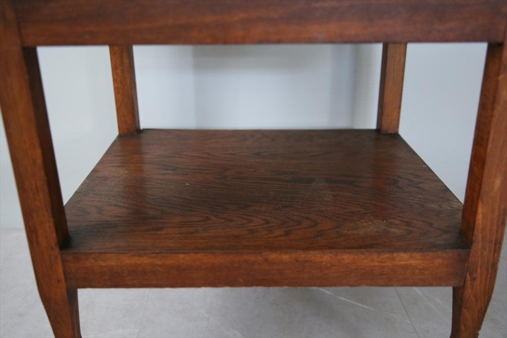 英国アンティーク木製キッチンワゴン/トロリー/サイドテーブル机(91-231)