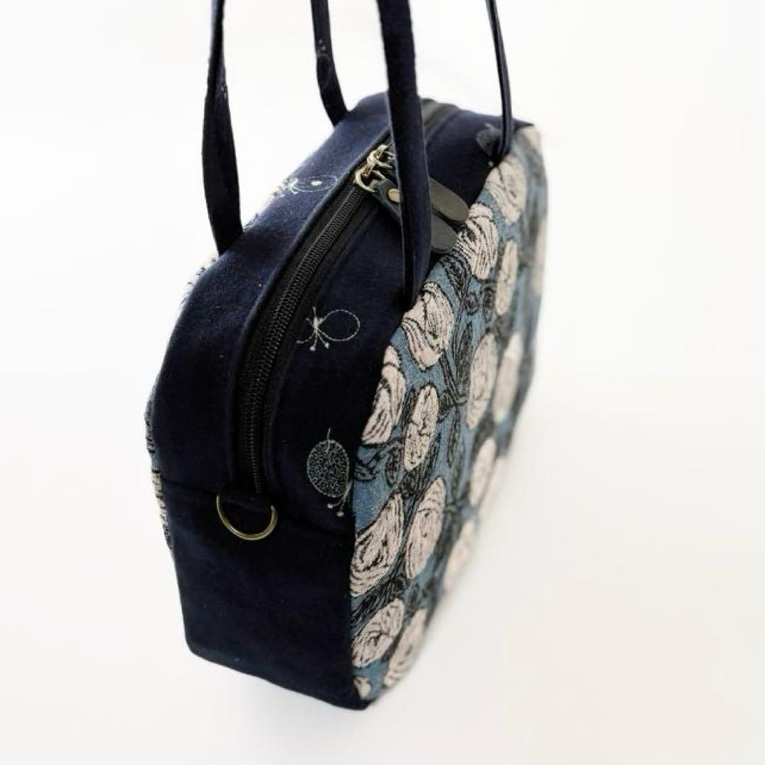 あ*ぺ様 新春価格　ミナペルホネン＊スクエアボストン＊rosy ピンク＋chou