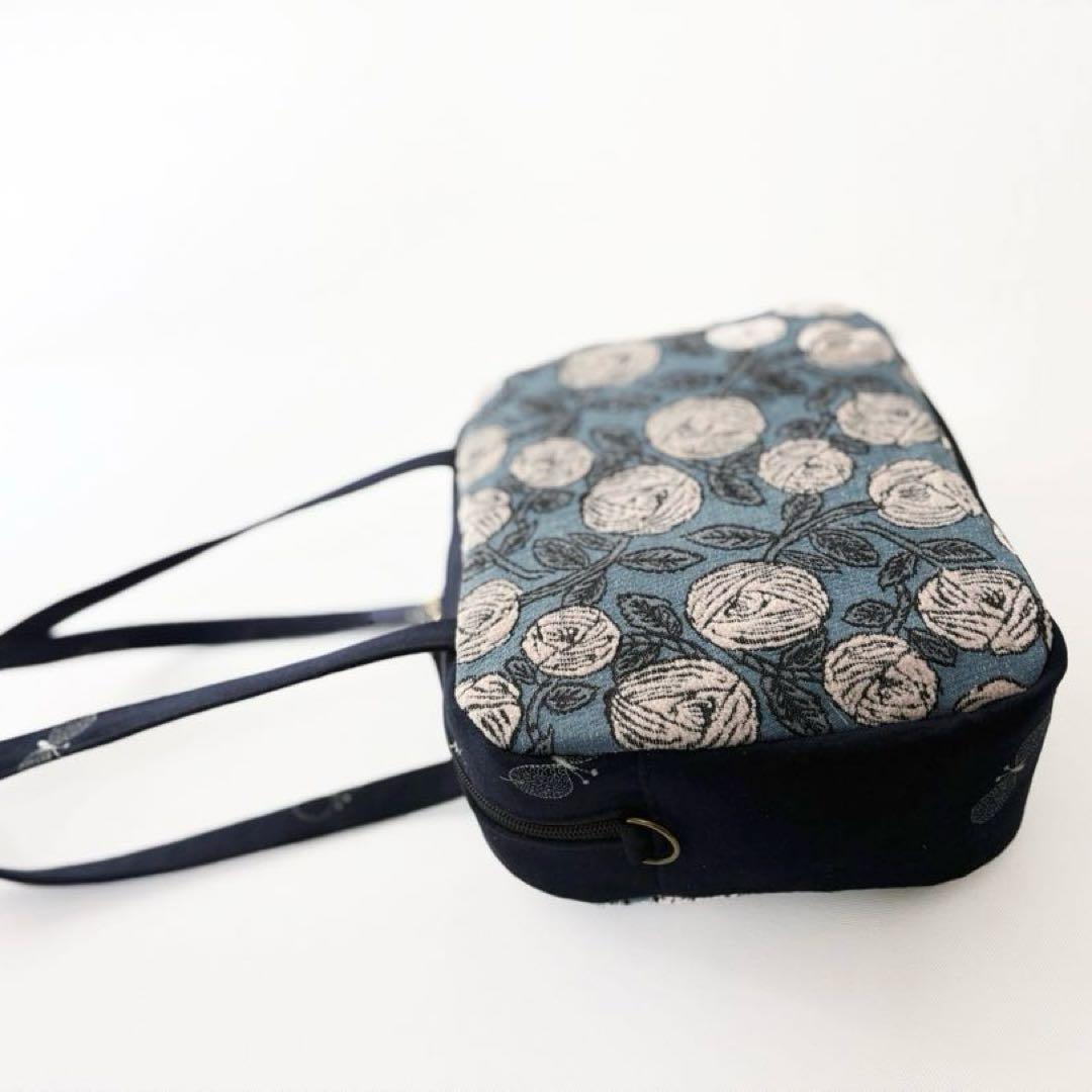 あ*ぺ様 新春価格　ミナペルホネン＊スクエアボストン＊rosy ピンク＋chou