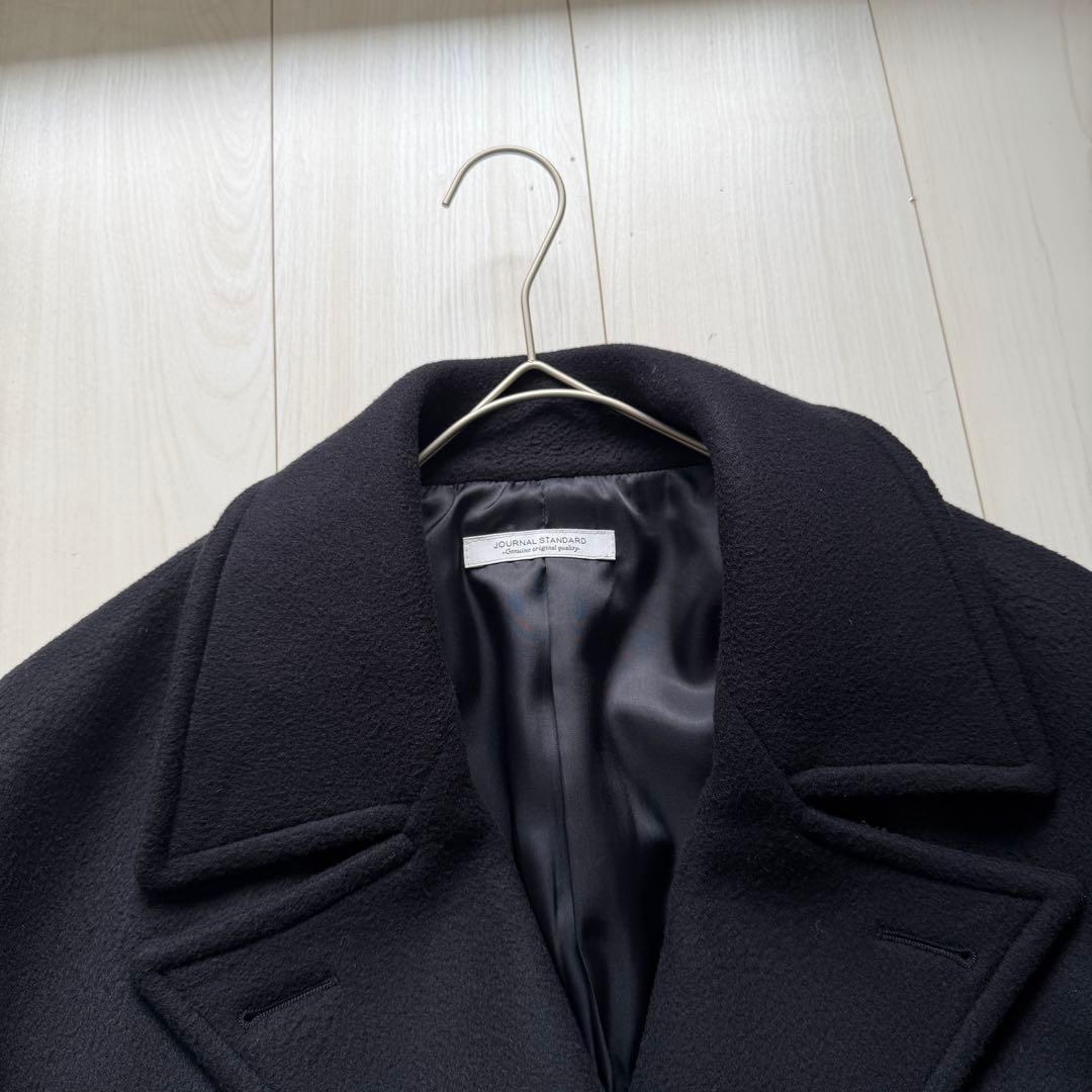 美品✨ジャーナルスタンダード　カシミヤ混　140S ピーコート　ショート
