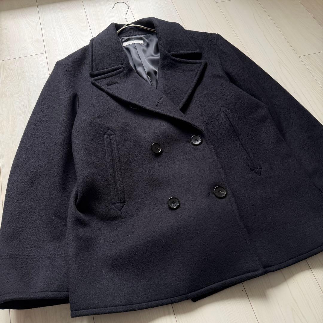 美品✨ジャーナルスタンダード　カシミヤ混　140S ピーコート　ショート