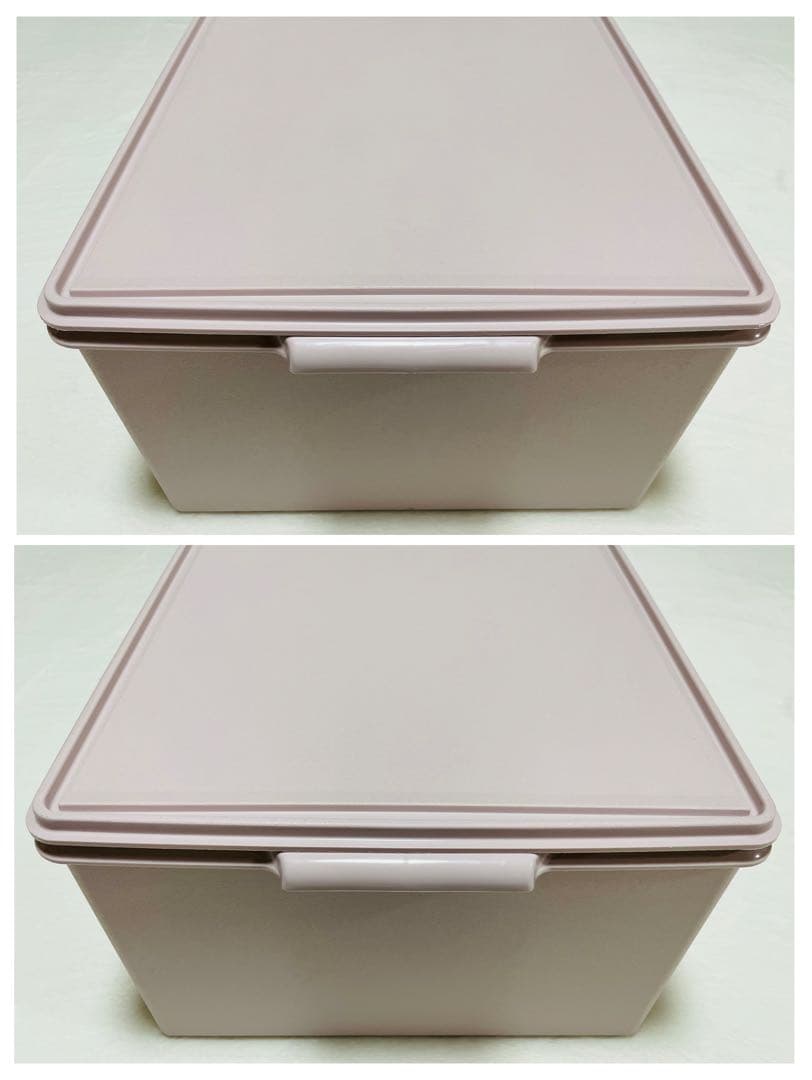 2個セット/タッパーウェア/ディープ/ロング/スーパーケース/ピンク/廃番