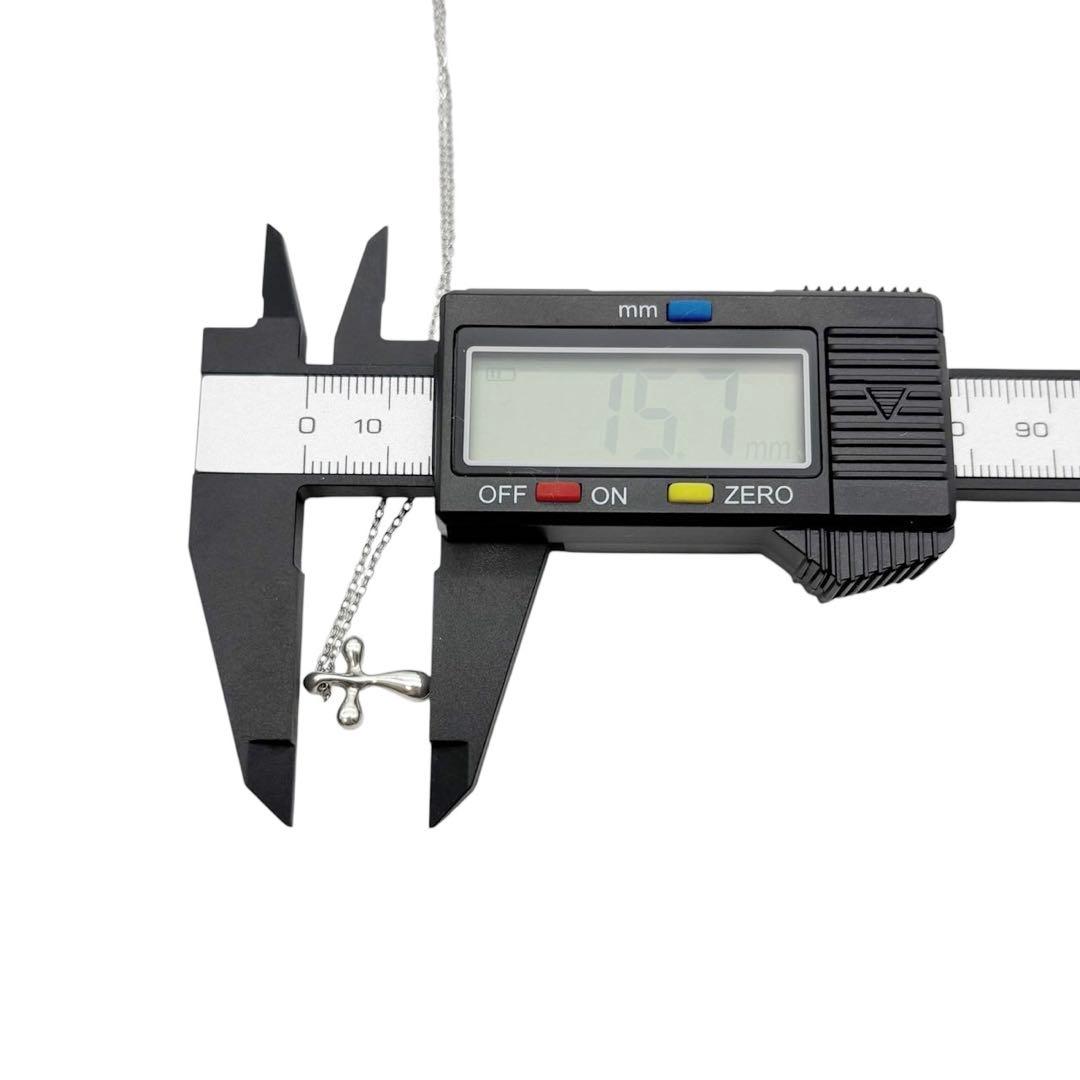 美品◎ ティファニー スモールクロス ネックレス ペンダント シルバー925