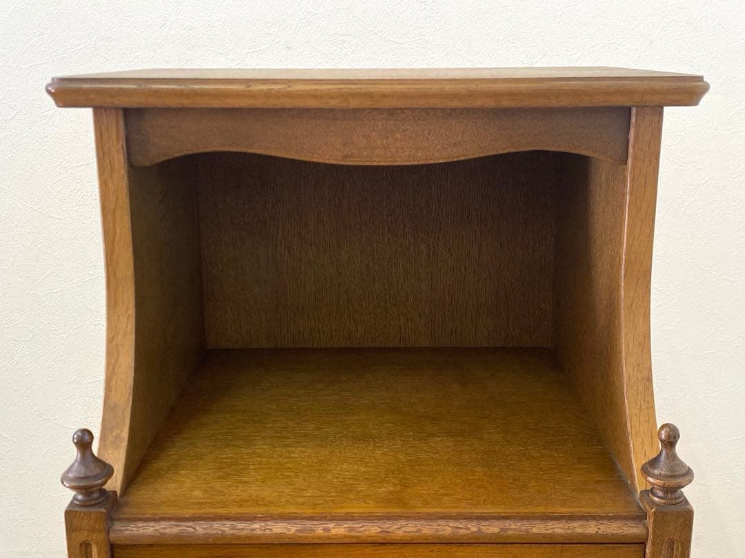 美品 綾野製作所 アヤノクラフト 収納 整理 棚 コンソール 電話台 飾り棚