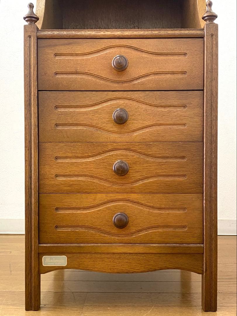 美品 綾野製作所 アヤノクラフト 収納 整理 棚 コンソール 電話台 飾り棚