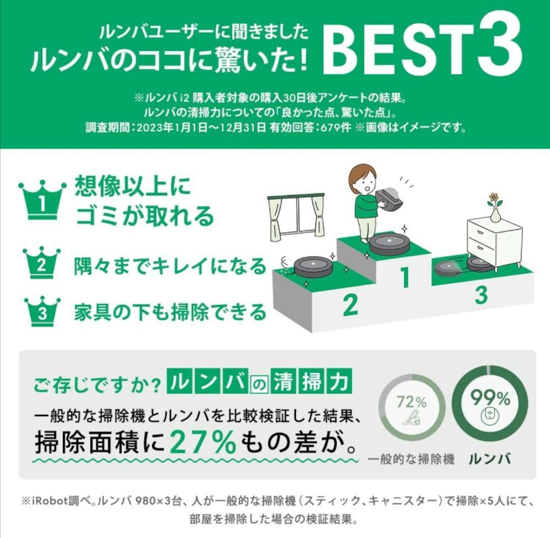 新品未開封■ルンバ コンボ エッセンシャル ブラック アイロボット 薄型静音設計