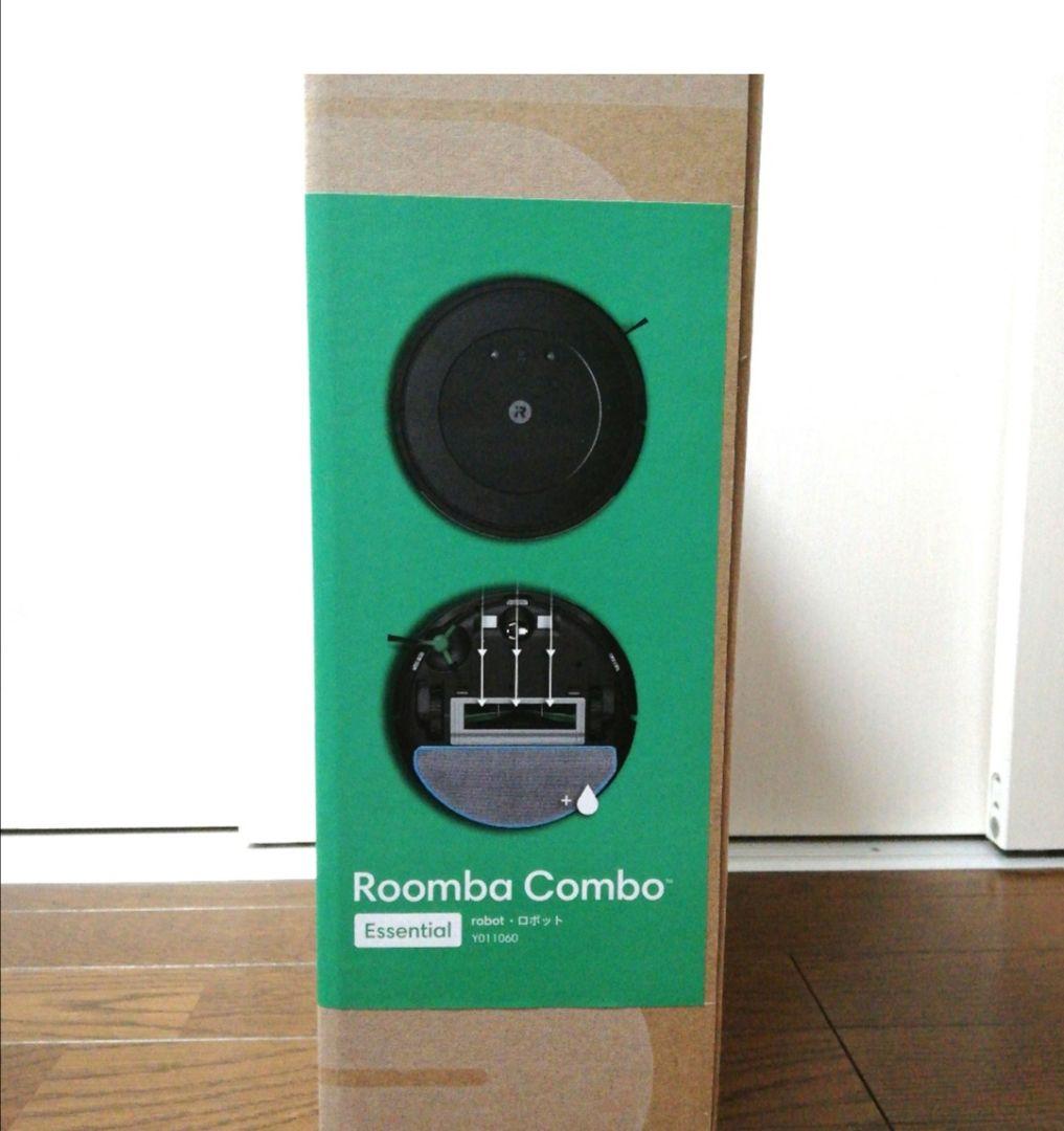 新品未開封■ルンバ コンボ エッセンシャル ブラック アイロボット 薄型静音設計