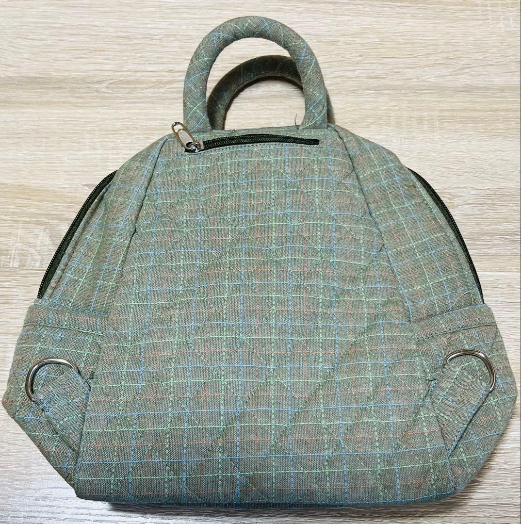 ★新作★スーちゃん＆うさぎ　リュック　ボディバッグ　ハンドメイド　グリーン系