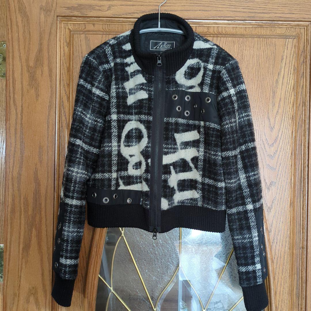 エイココンドウ チェック柄 ブルゾン　エターナリーブレイズ