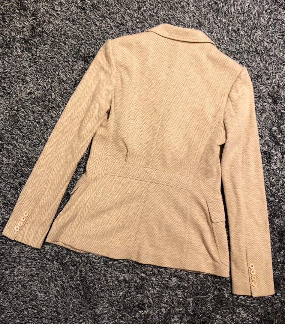 【新品未使用タグ付き】Ralph Lauren ベージュ ジャケット綿絹シルク込