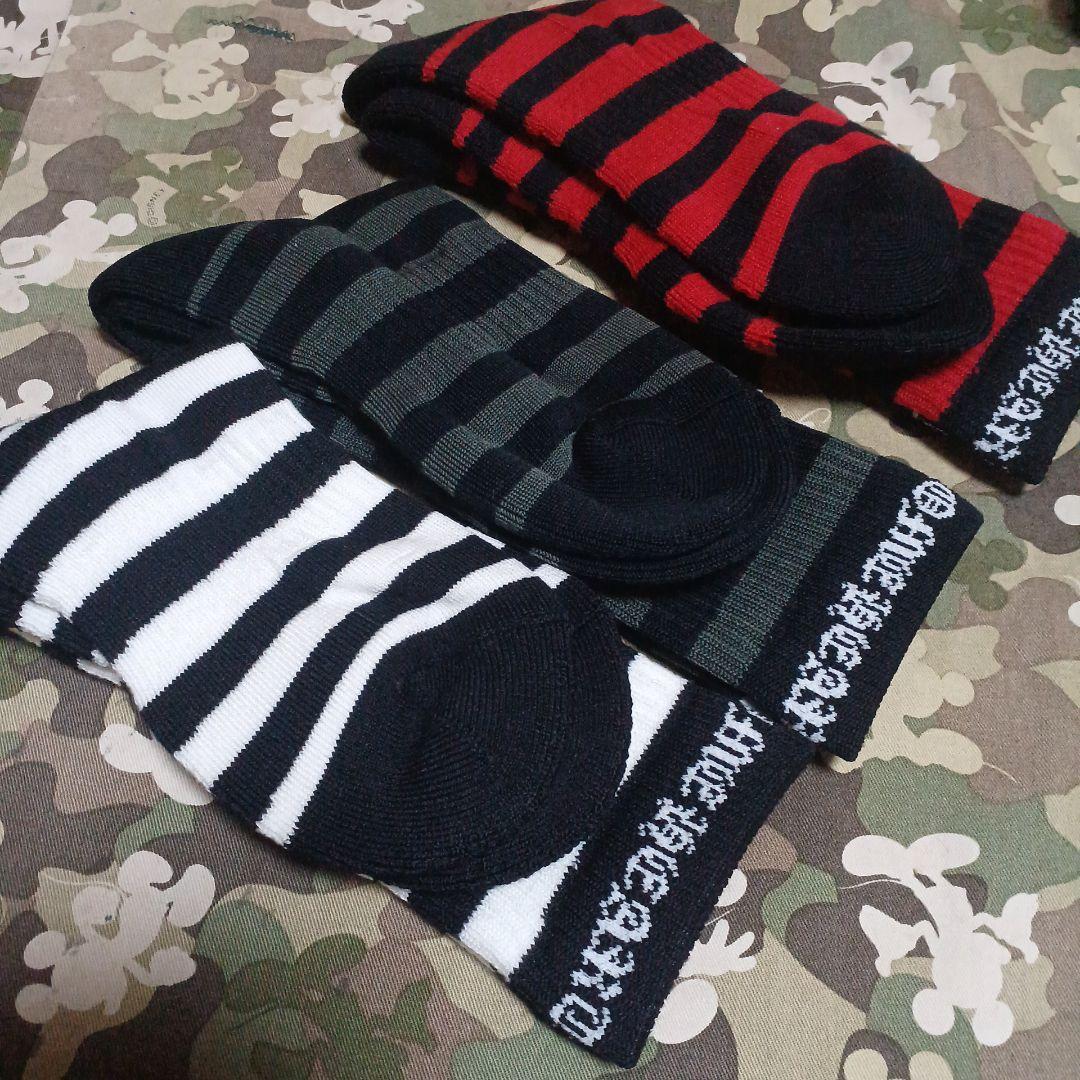 ３足組♪クロムハーツ★ソックス (25～28)