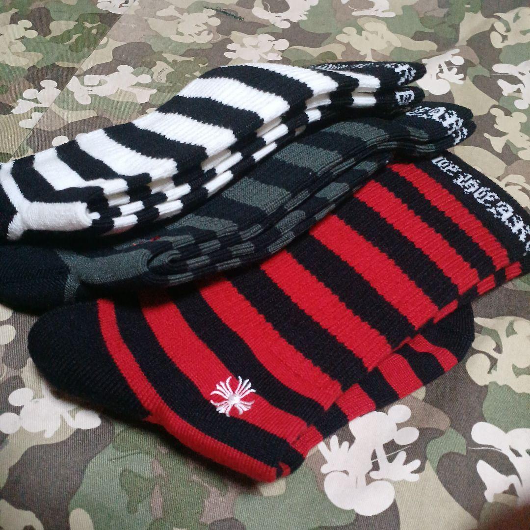 ３足組♪クロムハーツ★ソックス (25～28)