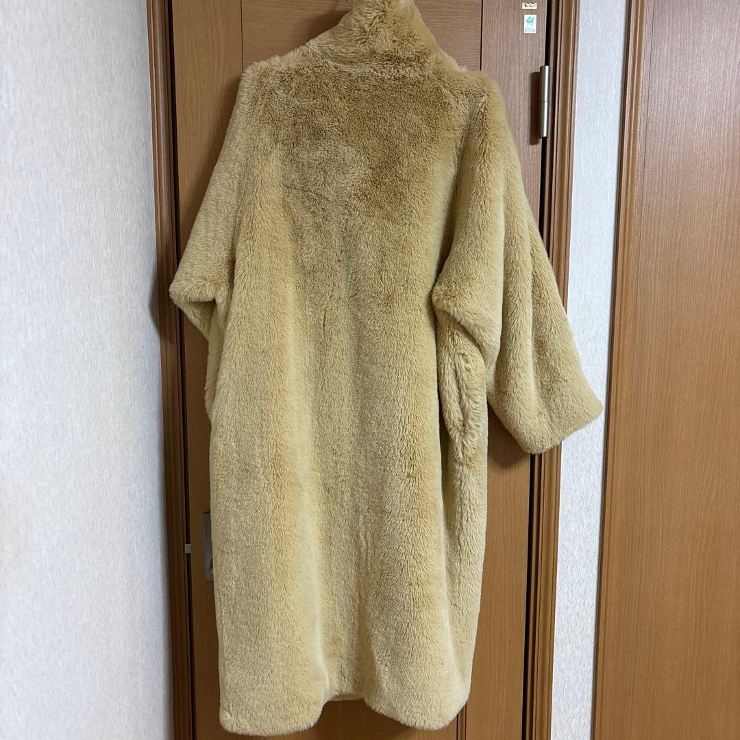 ジャケット・アウター THINK FUR/Rex Like Fur Cocoon coat/M